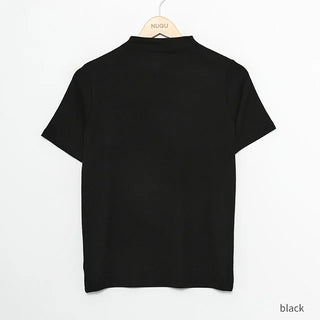 daily soft half neck T