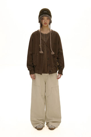 [moromoro2] Double Knee Work Pants