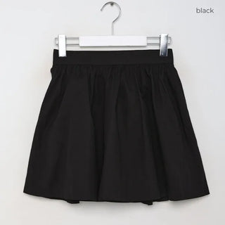 A-line cotton flared skirt