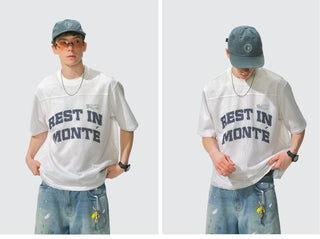 [Monterest] Mesh Jersey Short Sleeve Tee