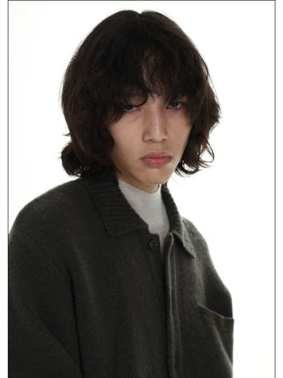 MASONPRINCE Collar Button Cardigan