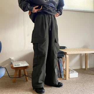 Nylon string cargo pants