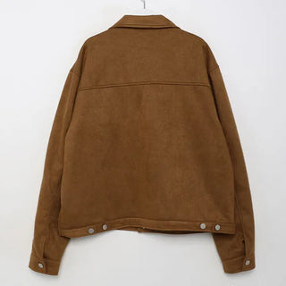 Pocket suede jacket