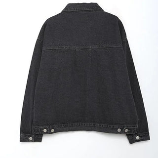 Oversized denim jacket