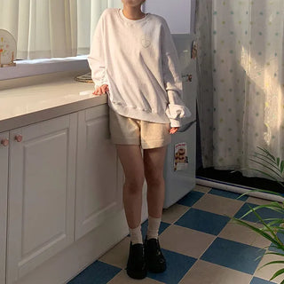 Back lettering sweatshirt