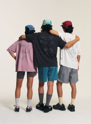 [Monterest] Quick-Dry Reflective Print T-Shirt