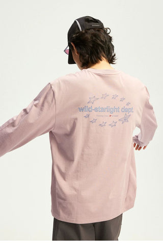 [Monterest] Quick-Dry Star Print Long Sleeve Tee
