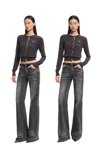 [NOTAWEAR] Natural Waist Straight Leg Jeans