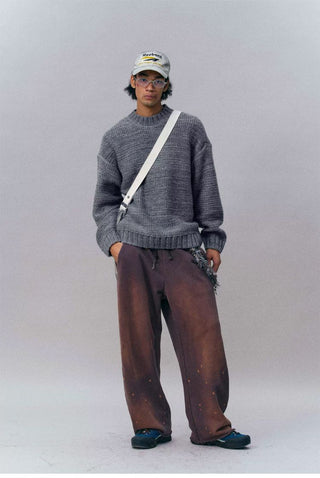 [Monterest] Relaxed Fit Gradient Knit Sweater