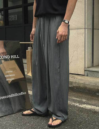 Marron Cooling Elastic Waist Pants (5 colors)