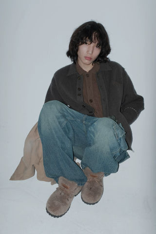 MASONPRINCE Collar Button Cardigan
