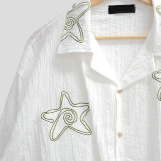 Oversized Star Short-Sleeve Shirt