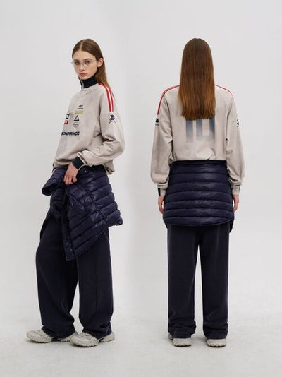 [MASONPRINCE] Racing Half-Zip Pullover