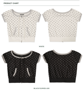 [moromoro2] Ribbed Zip-Up Short Sleeve