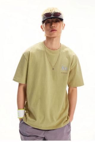 [Monterest] Washed Forest Print Relaxed Fit Tee