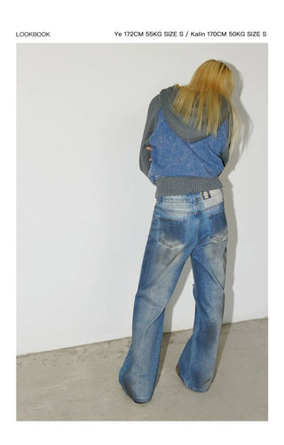 [CONP] “Lost ID CARD” Stained Jeans