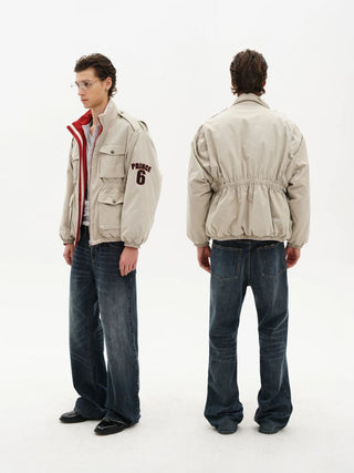 [MASONPRINCE] Reversible Padded Racing Jacket