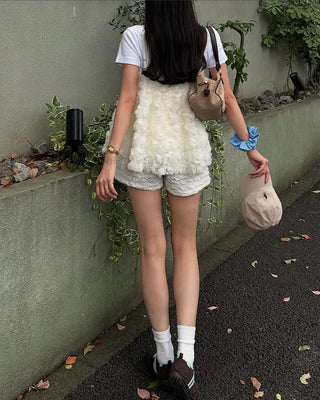 Shirred shorts