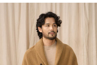 [CULTUM] Wool Shawl Collar Cardigan