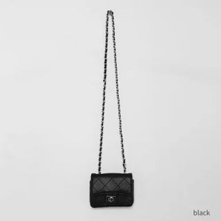 Quilted leather mini bag