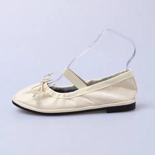 Shirring flat shoes