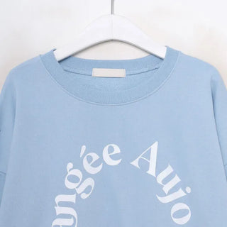 Slit sweatshirt