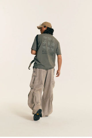 [Monterest] Mushroom Jazz Print Relaxed Tee