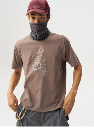 [Monterest] Outdoor Quick-Dry Totem Print T-Shirt
