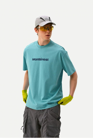 [Monterest] Quick-Dry Antibacterial Logo Crewneck Tee