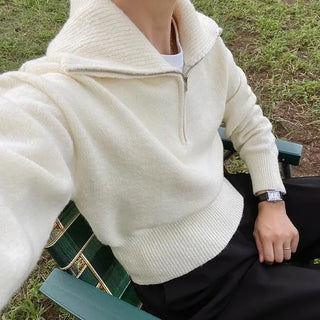 Soft Half-Zip Sweater