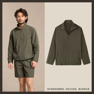 [CULTUM] UV Protection Cooling Half-Zip Pullover