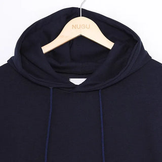 Plain hooded parka