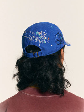 [Monterest] Washed Paint Splatter Embroidered Cap