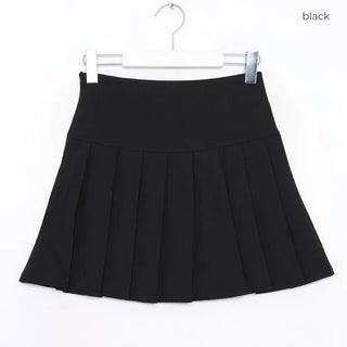 Pleated mini skirt