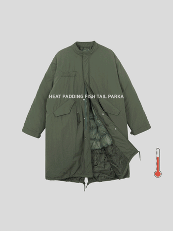 HEAT Padded Fishtail Parka