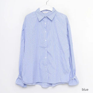 Cuff Point Striped Shirt