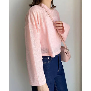 pua see-through round T