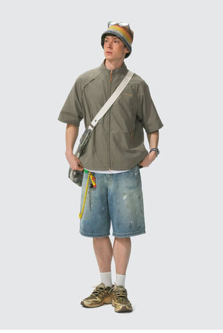 [Monterest] Stand Collar Breathable Zip-Up Jacket