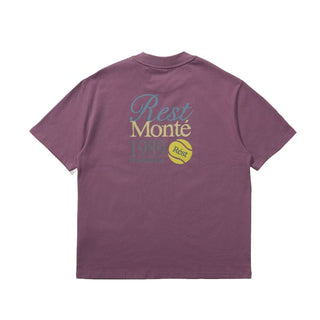 [Monterest] Tennis Print Cotton T-Shirt