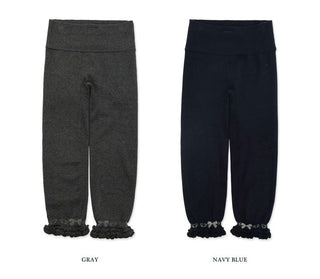[Moromoro2] Cotton Jacquard Lace Capris