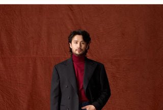 [CULTUM] Cotton Cashmere Blend Turtleneck Sweater