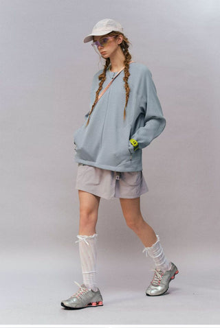 [Monterest] Waffle Knit Zip-Up Cardigan Jacket