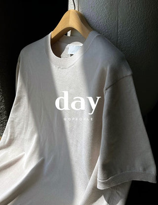 Cool Basic Round Short Sleeve Knit (cool fabric)