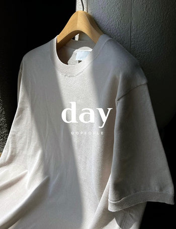 Cool Basic Round Short Sleeve Knit (cool fabric)