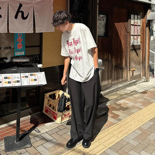 Devil Lettering Short-Sleeve T-Shirt
