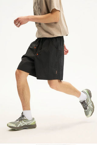 [Monterest] Textured Nylon Drawstring Shorts