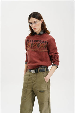 [MASONPRINCE] Fair Isle Wool Sweater