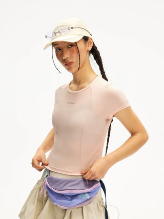 [Monterest] Quick-Dry Slim Fit Cropped Sports Tee
