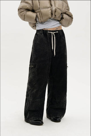 [MASONPRINCE] Washed Cotton Work Pants