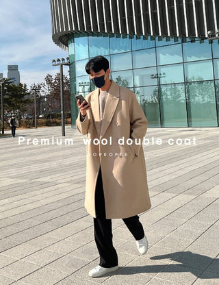 Premium Wool Blend Double Coat (2 colors)